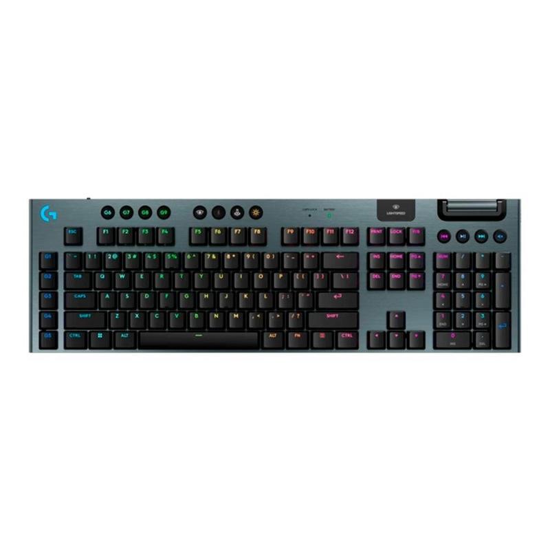 Imagem do produto Teclado Mecânico Gamer sem fio Logitech G915 X Lightspeed Switch Brown Tactile - Preto em Magazine Luiza